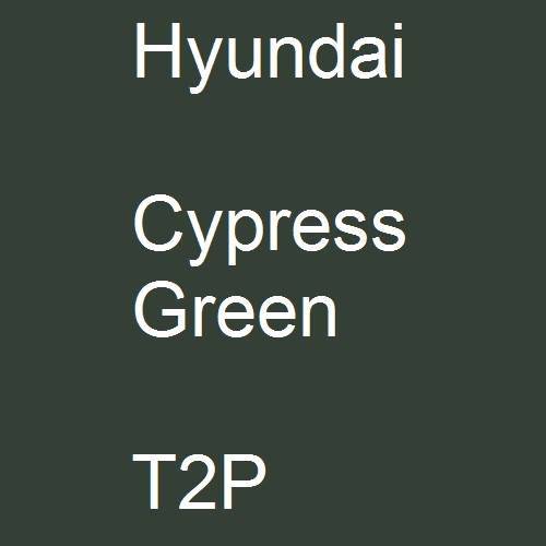 Hyundai, Cypress Green, T2P.